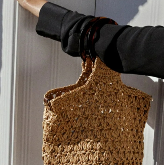 Zara Woven Bag. NWT. - Picture 8 of 8